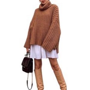 Zara knit oversized turtleneck